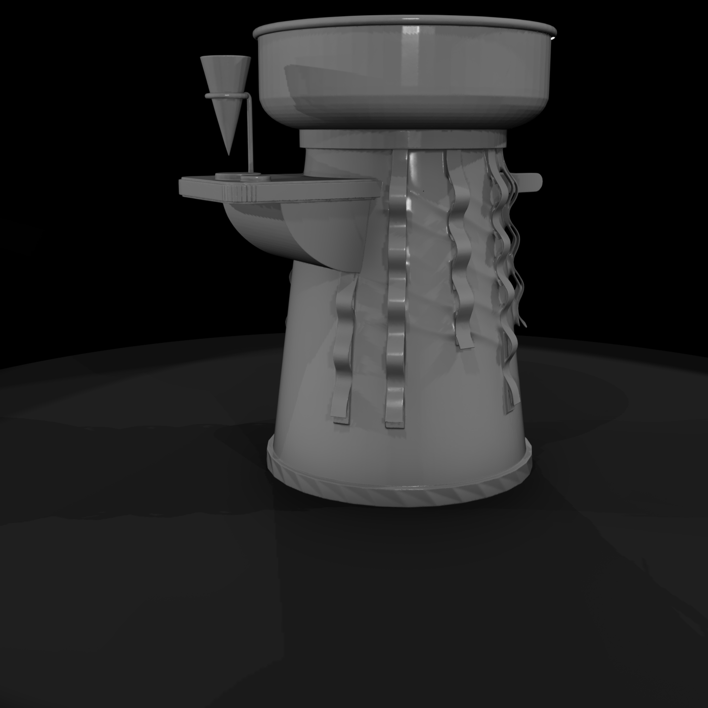 Cotton Candy Machine Miniature (3D Printable)