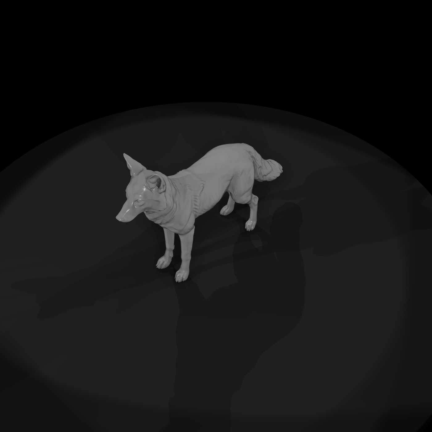 Coyote Miniature (3D Printable) Miniature (3D Printable)