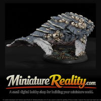 Barnacle Hide Whale Calf miniature, three-quarter view — thumbnail 1