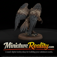 Ash Talon Harpy Beast miniature, three-quarter view — thumbnail 1