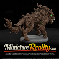 Root-Knot Stalker Beast miniature, three-quarter view — thumbnail 1