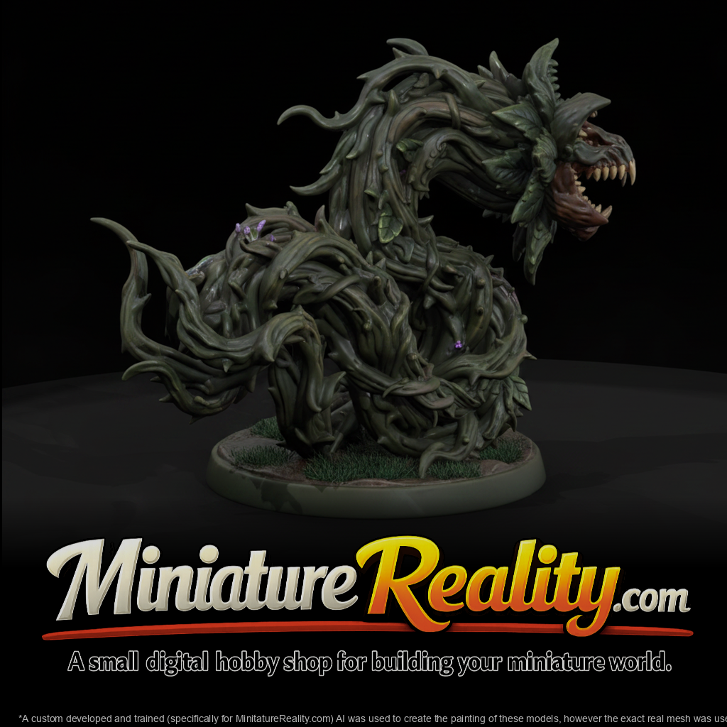 Vine Coil Constrictor Plant miniature, three-quarter view