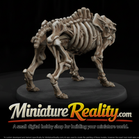 Bone Stack Ossuary Beast miniature, three-quarter view — thumbnail 1