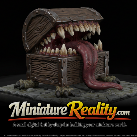 Mimic Treasure Beast Gemini A01 miniature, three-quarter view