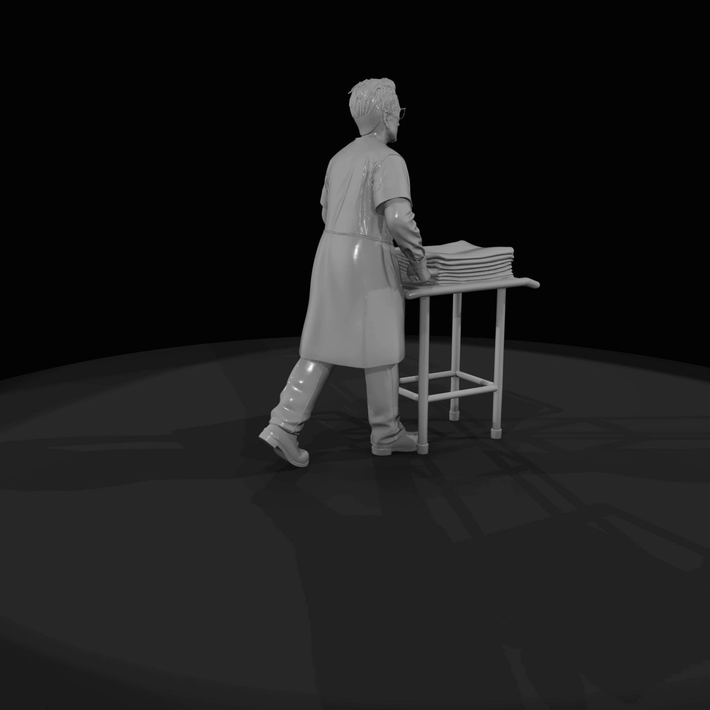 Crime Scene Coroner Assistant Noah (early 2010s)