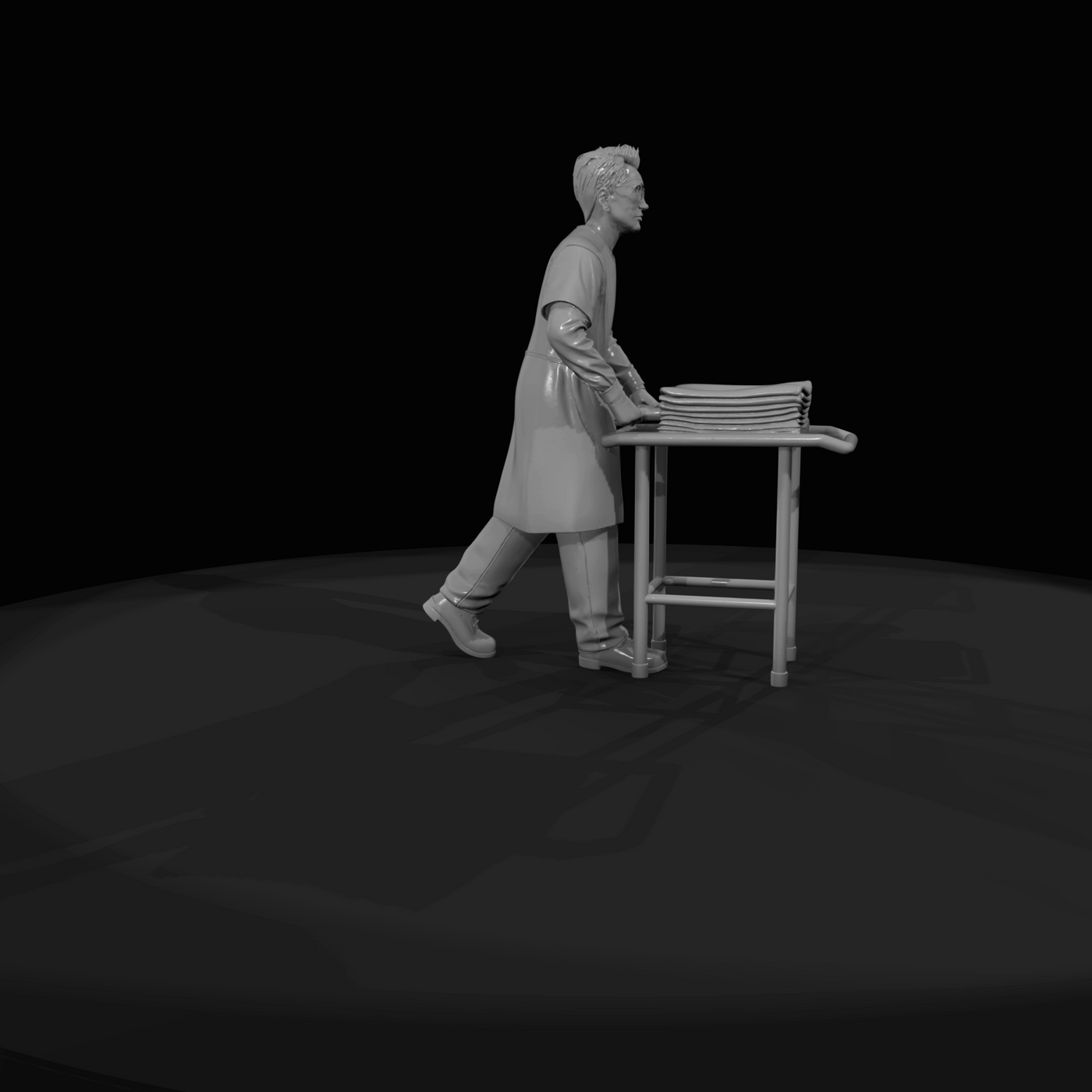 Crime Scene Coroner Assistant Noah (early 2010s)