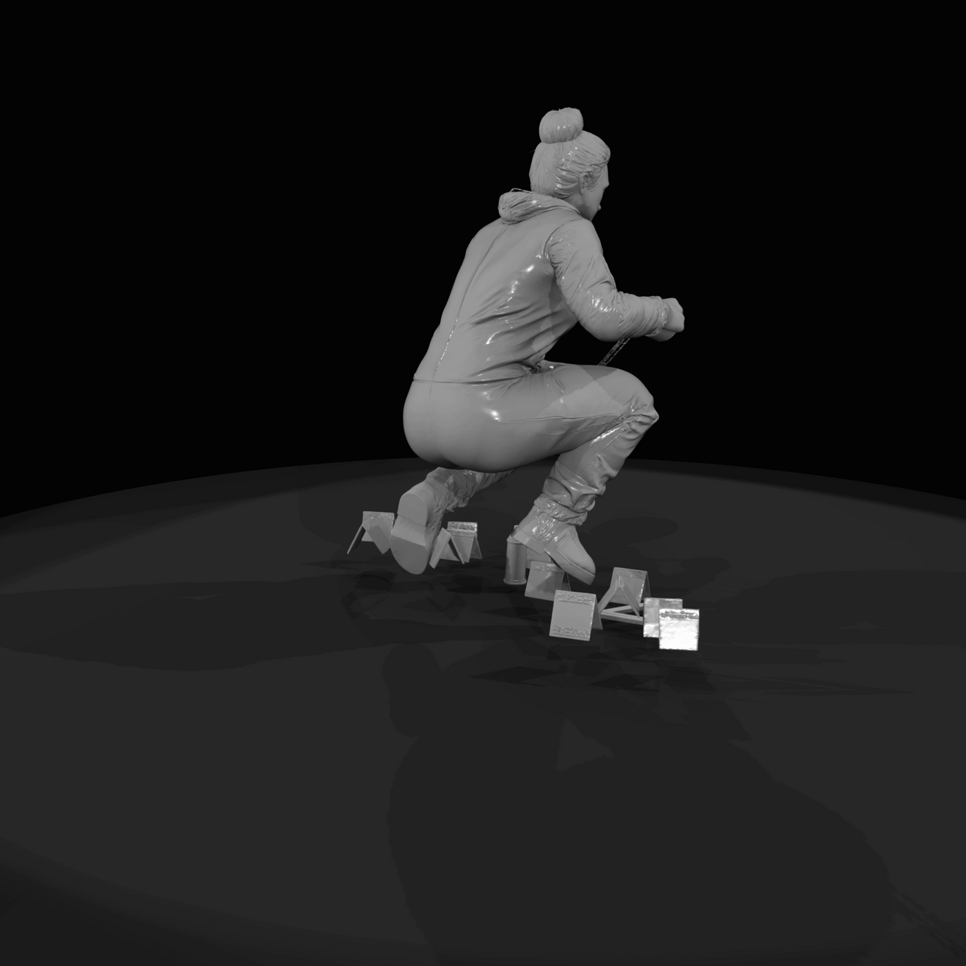 Crime Scene Evidence Marker Set (estimated)