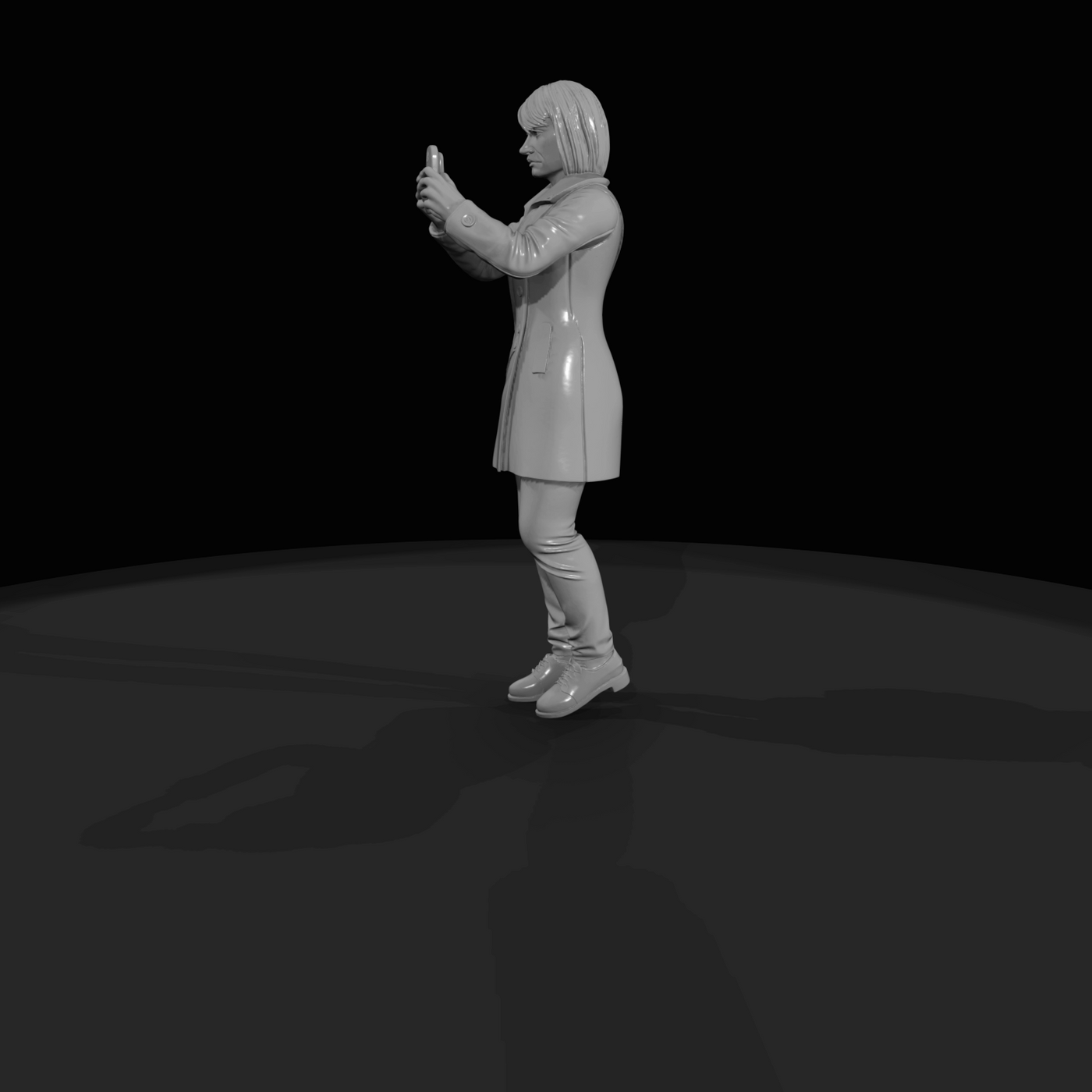 Crime Scene Onlooker Figure (2010s) — Lucy Chen