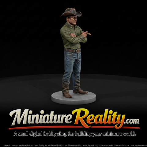 Cartel Sicario Cartel Boss Patr N miniature, three-quarter view