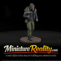 Street Thug Squeegee Extortionist miniature, three-quarter view — thumbnail 1
