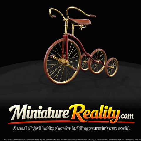 Victorian antique/velocipede tricycle