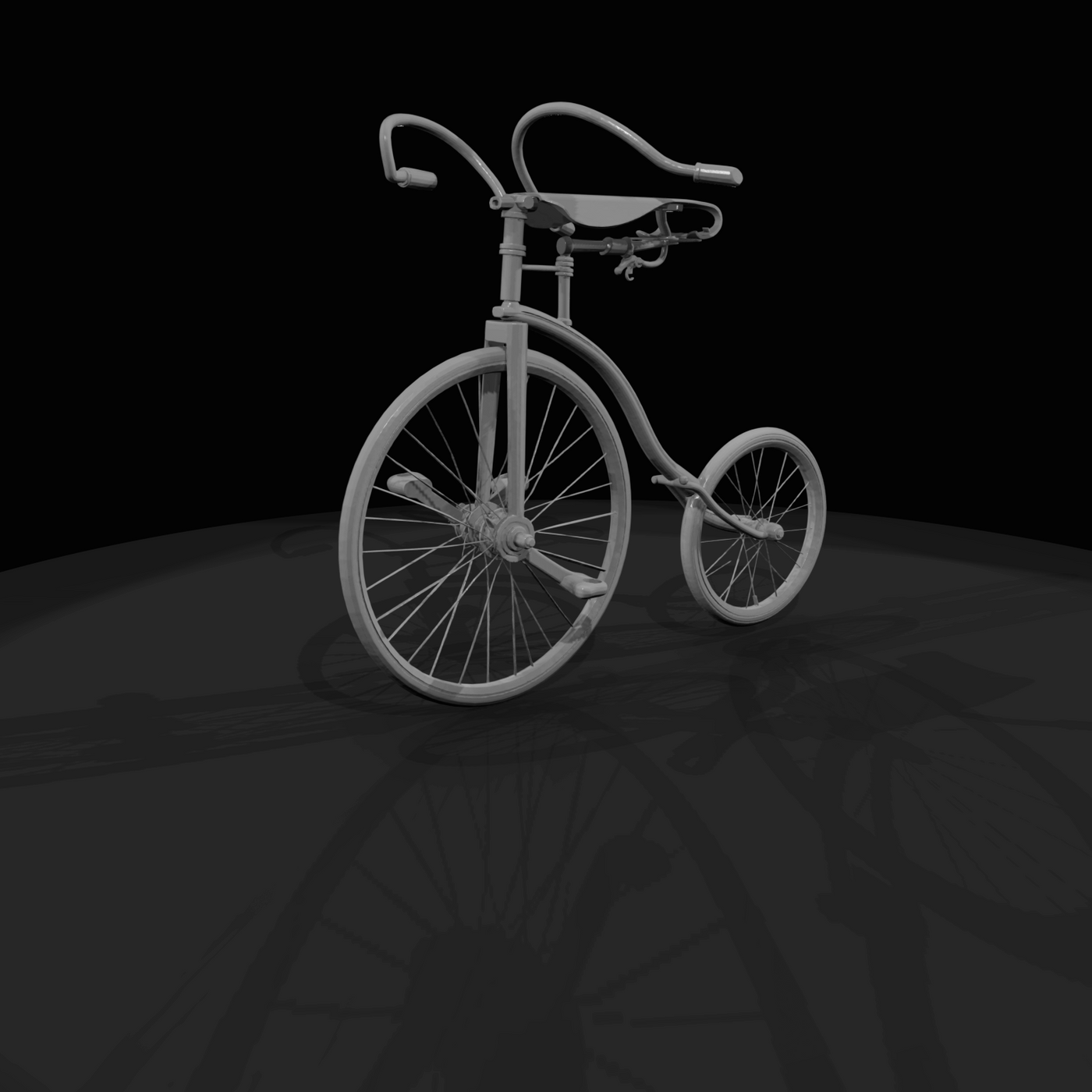 Victorian antique/velocipede tricycle