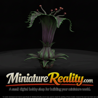 Deadly Plants Dread Lily miniature, three-quarter view — thumbnail 1