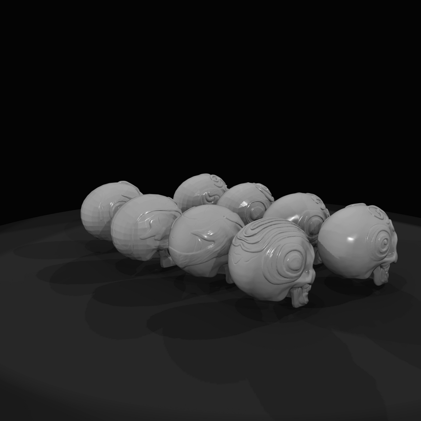 Decorated Skulls (estimated)