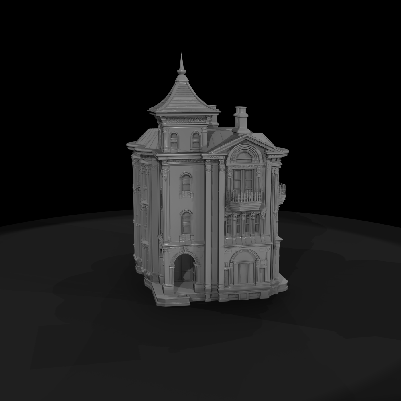 Victorian Mansion Model — & Layouts