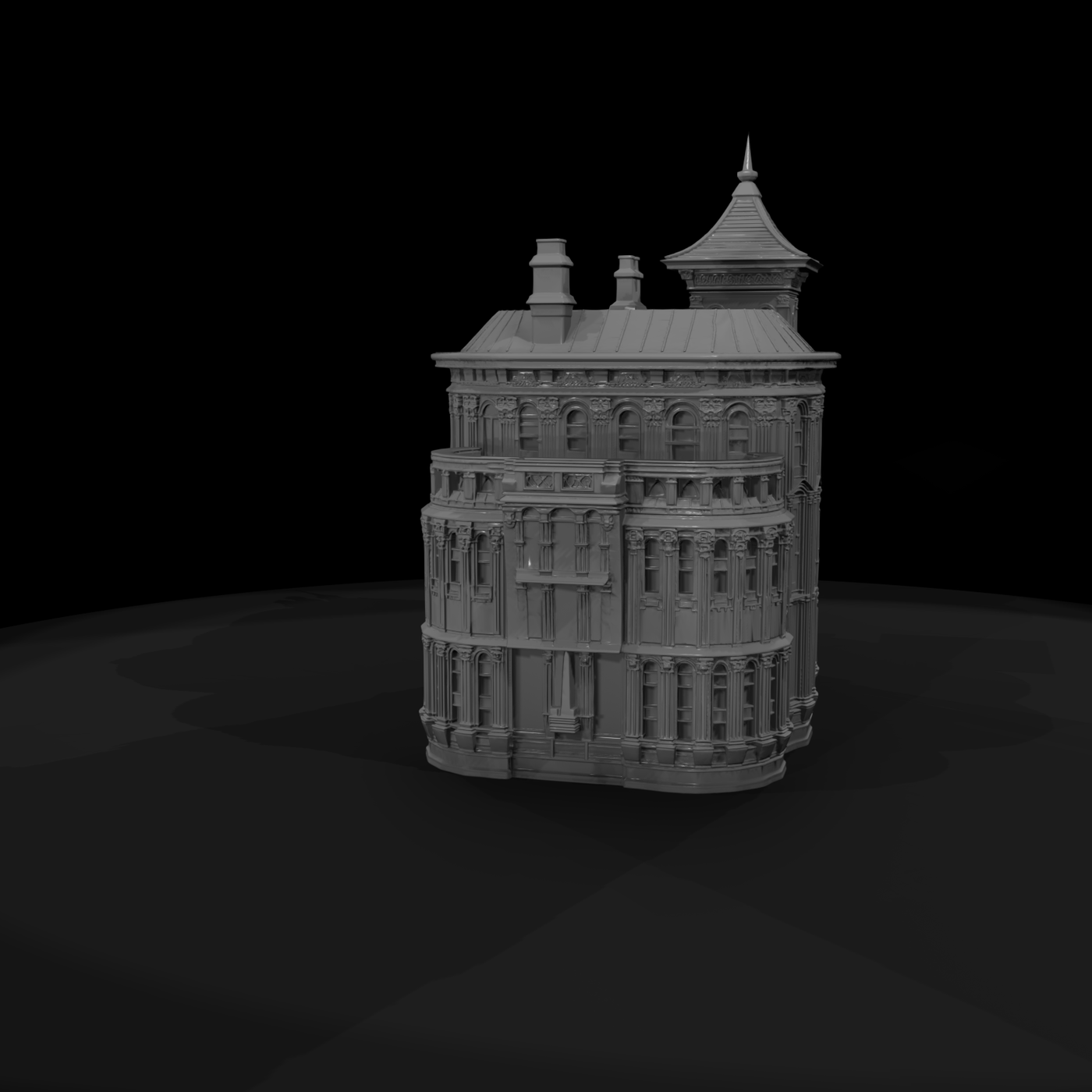 Victorian Mansion Model — & Layouts
