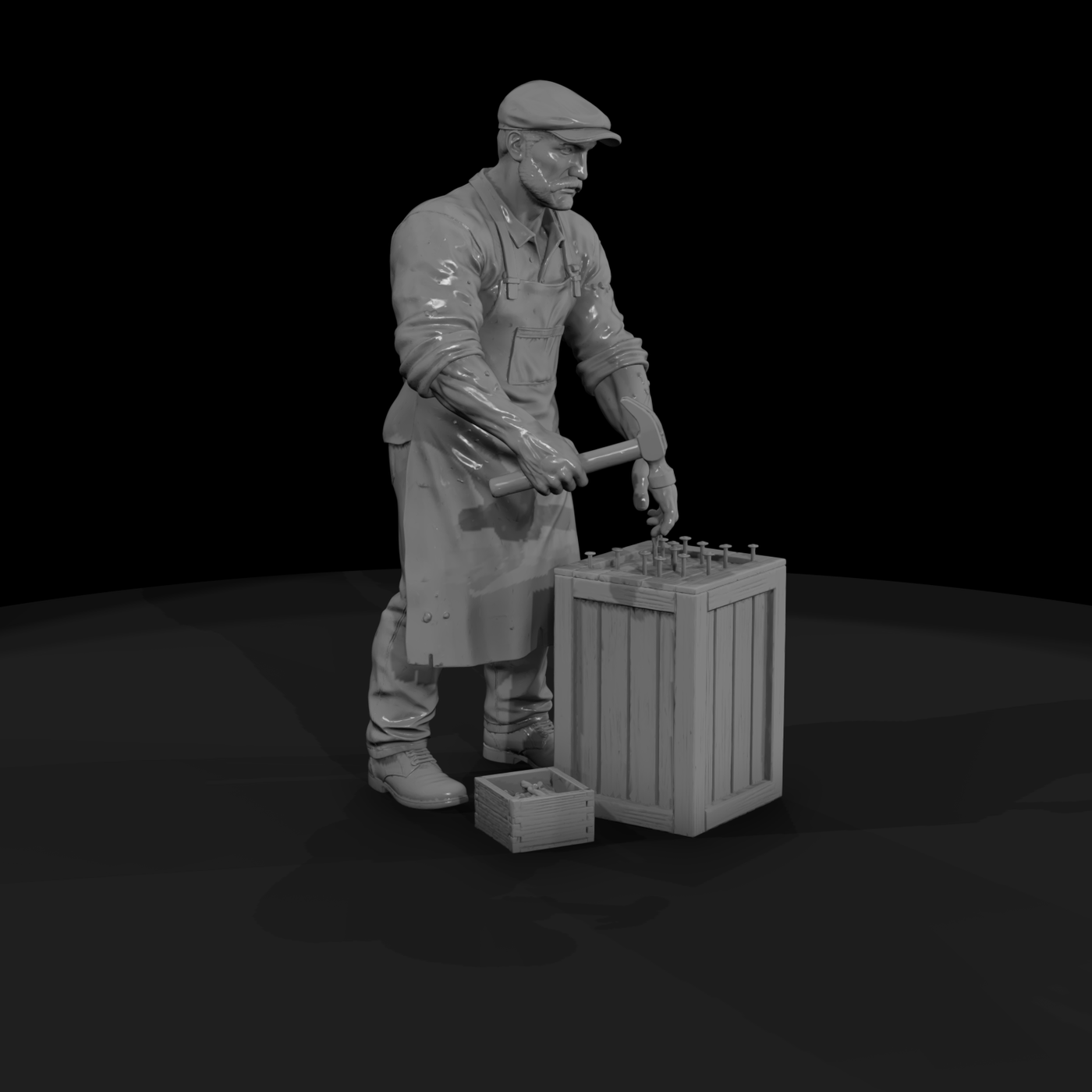 Dock Workers Figures Set