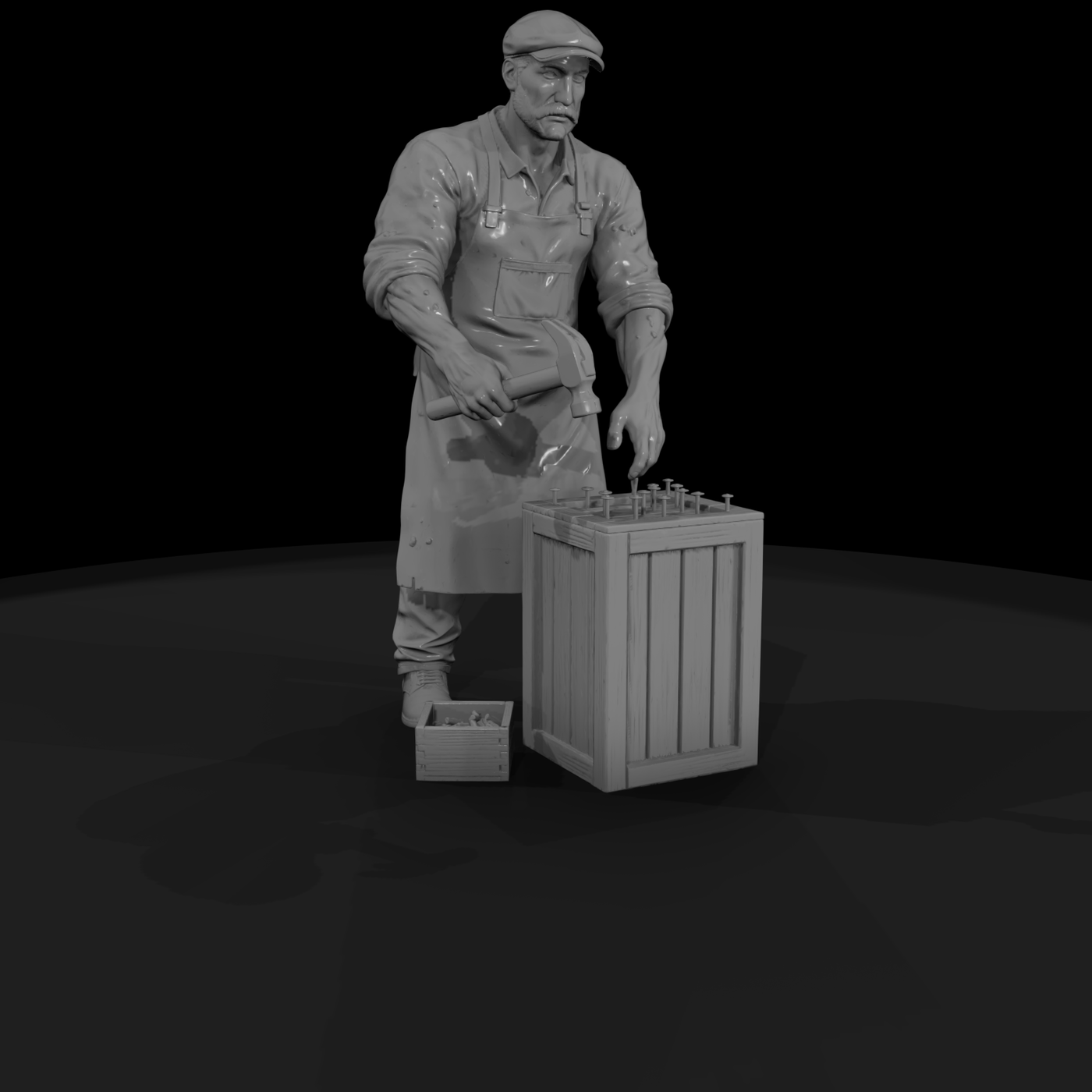 Dock Workers Figures Set