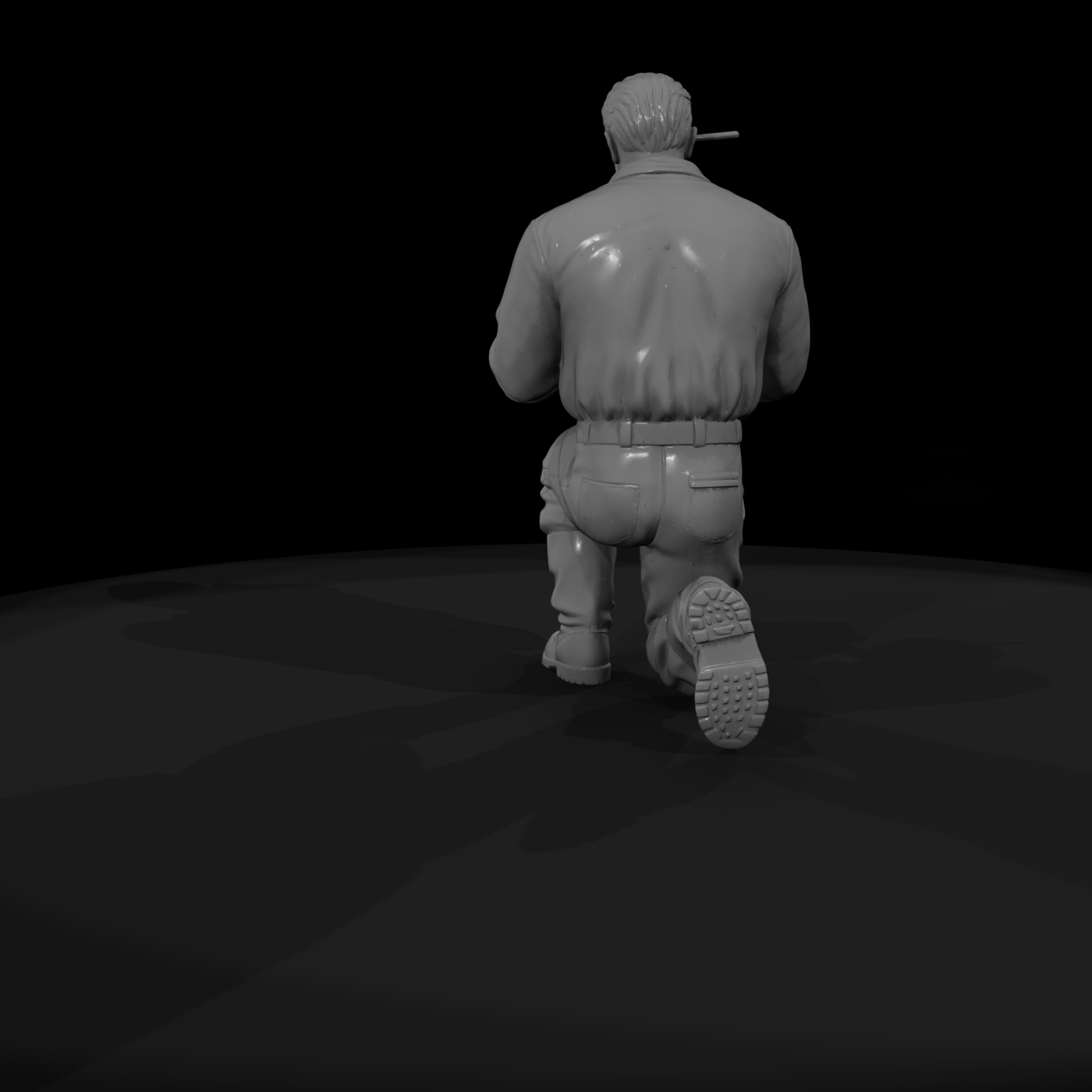 Dock Workers Figure Group