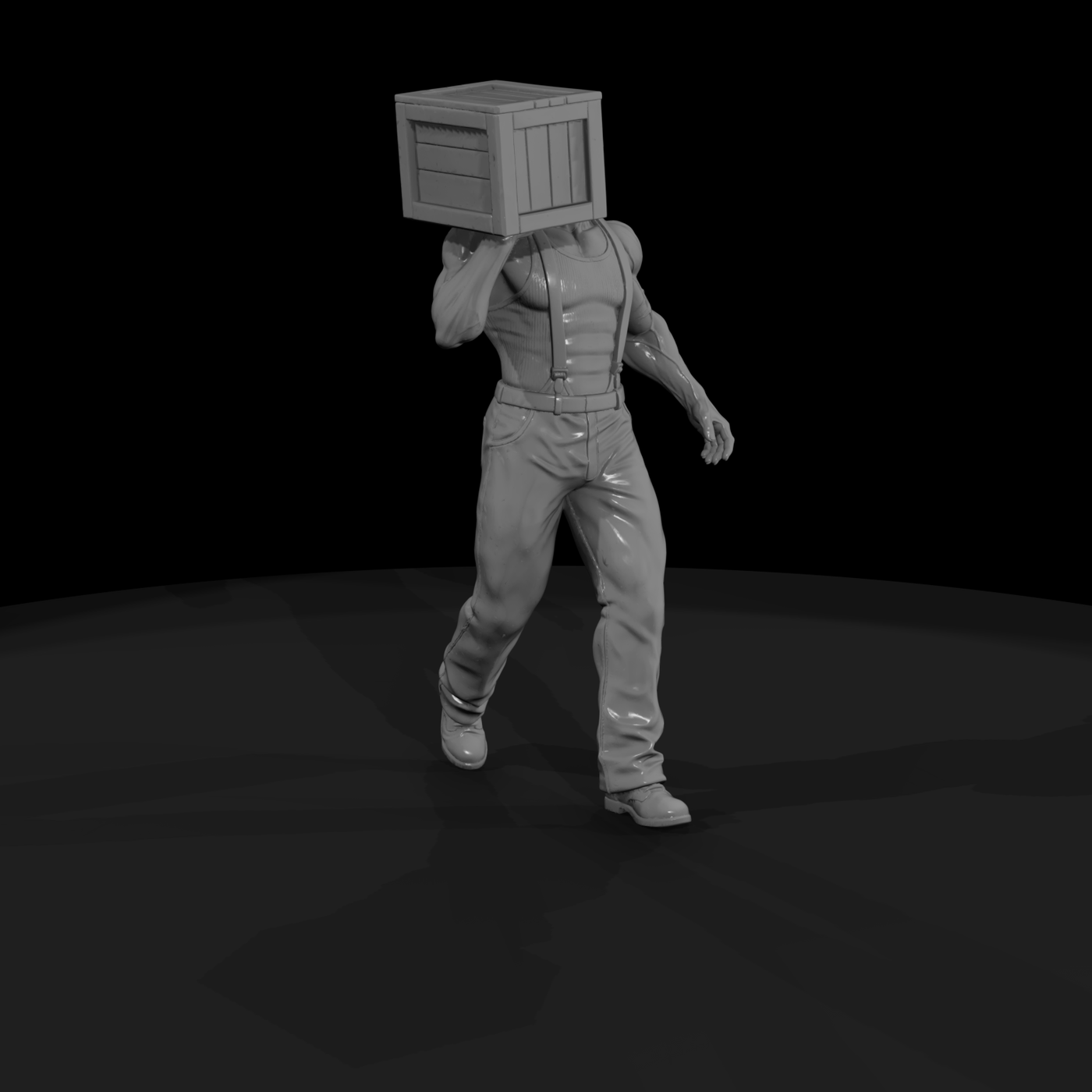 Dock Workers Figure Group