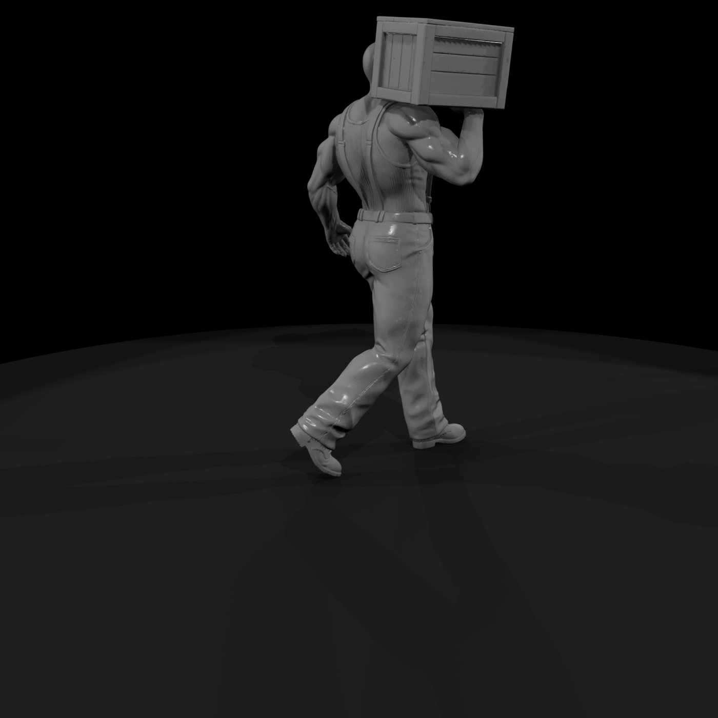 Dock Workers Figure Group