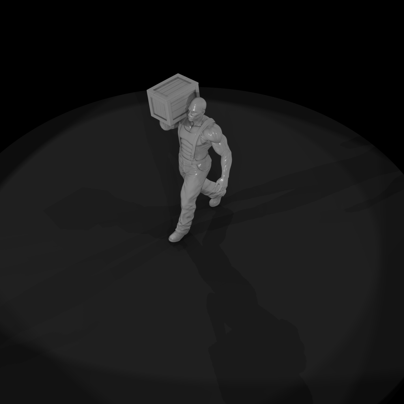 Dock Workers Figure Group