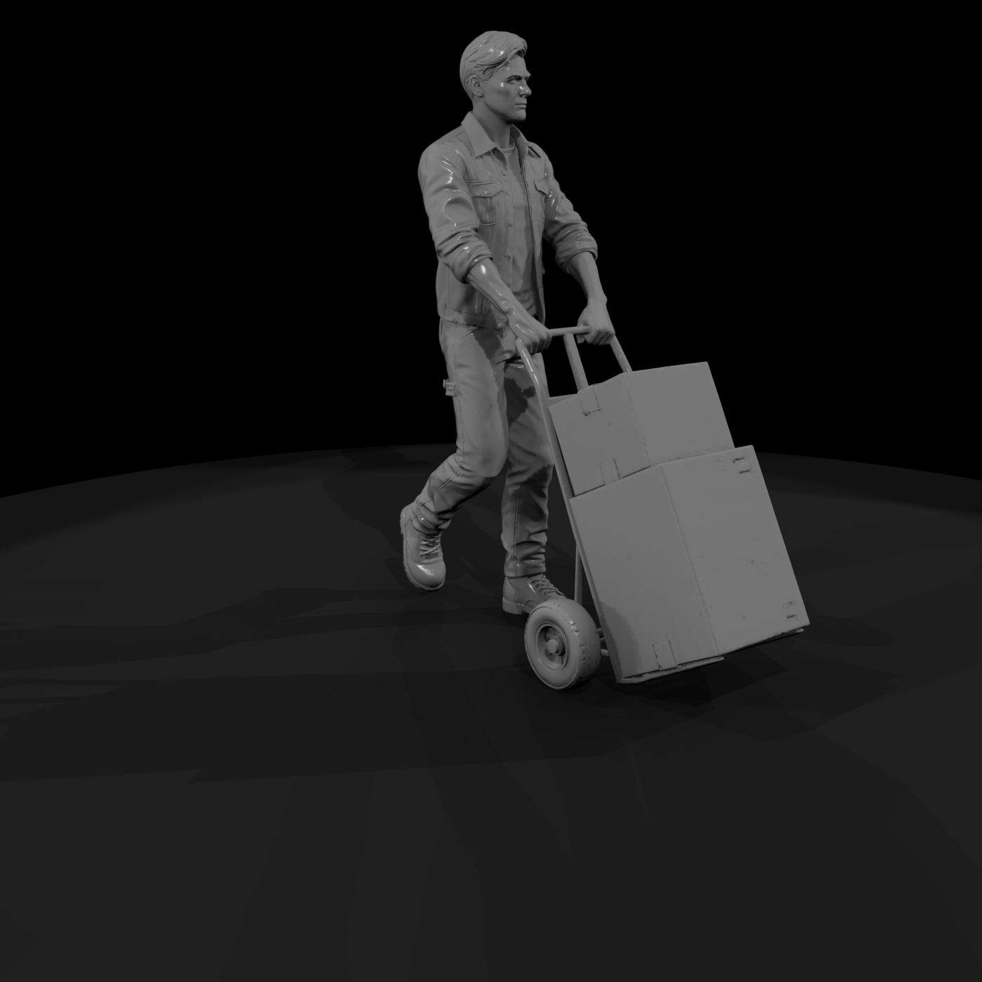 Dock Workers Group Figures
