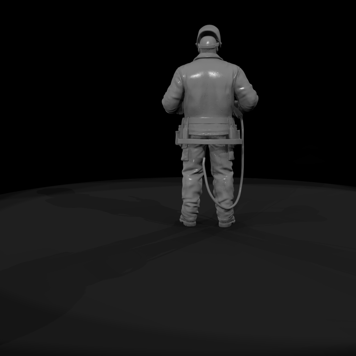Dock Workers Group Figure