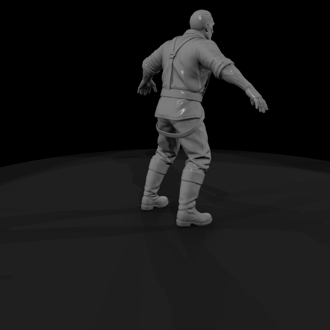 Dock Workers Figure Group