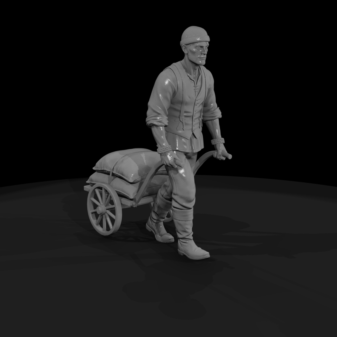 Dock Workers Figures Set