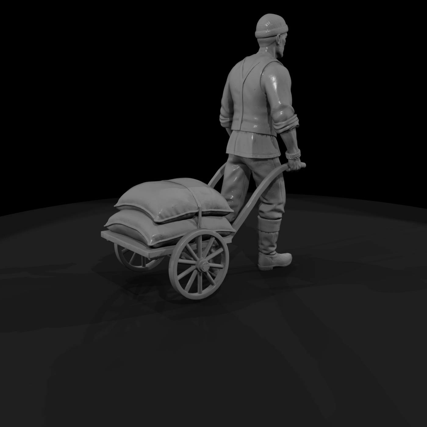 Dock Workers Figures Set