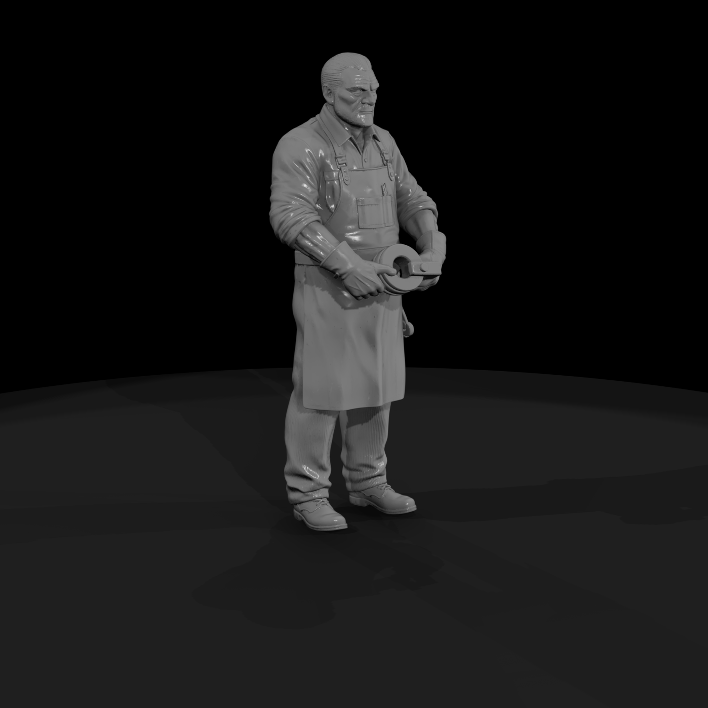 Dock Workers Figures Cluster 