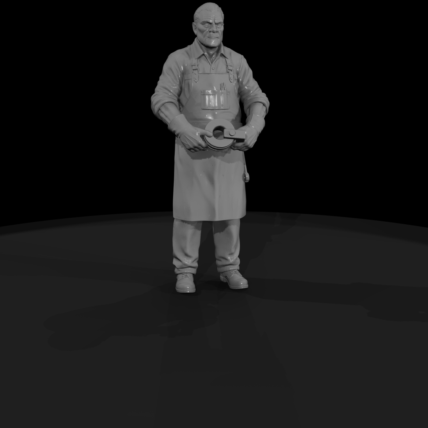 Dock Workers Figures Cluster 