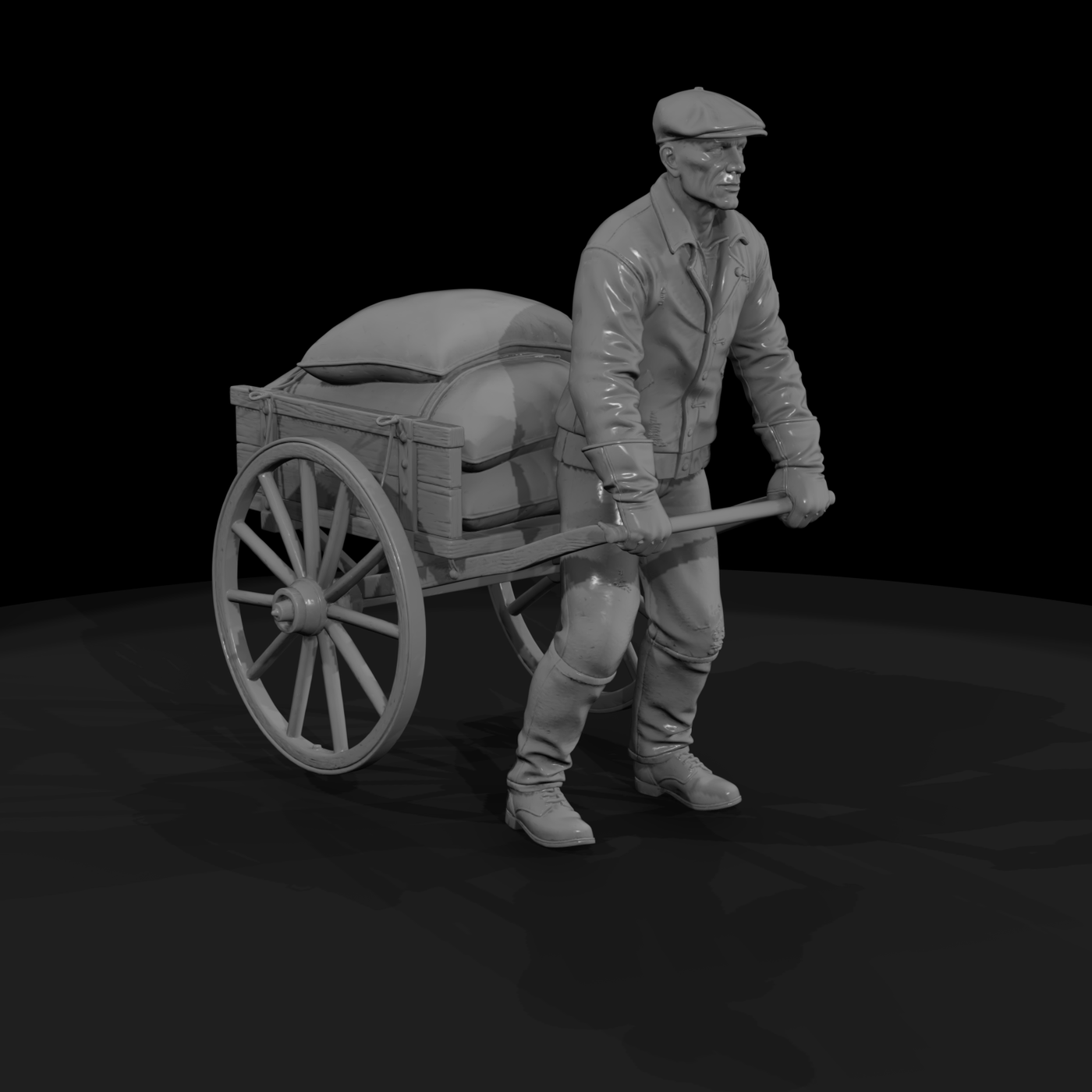 Dock Workers Figures Set