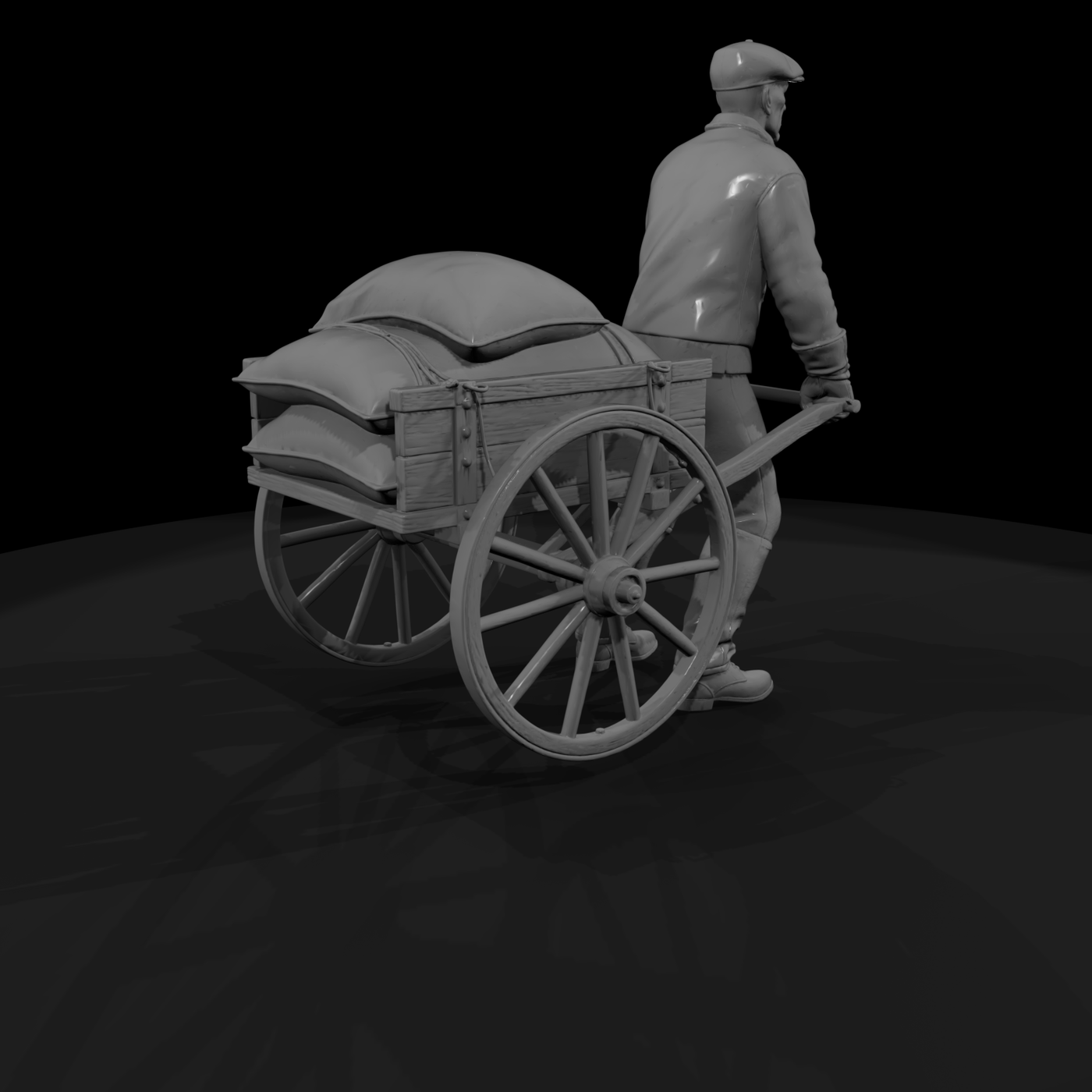 Dock Workers Figures Set