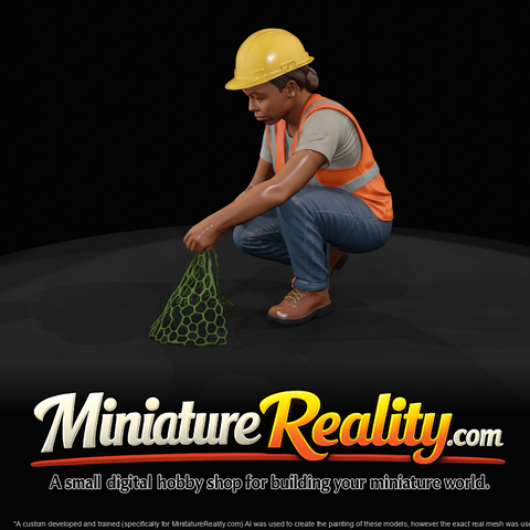 Dock Worker Figure (Contemporary) — Female Dock Worker
