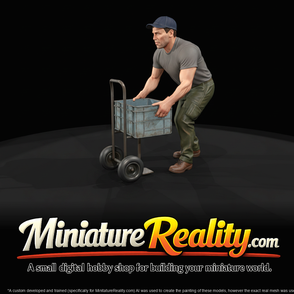 Dock Worker Figure (Contemporary) — Latino Dock Worker
