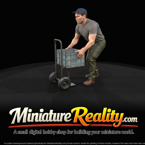 Dock Worker Figure (Contemporary) — Latino Dock Worker