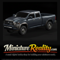Dodge Ram Crew Cab Pickup — Truck miniature, three-quarter view — thumbnail 2