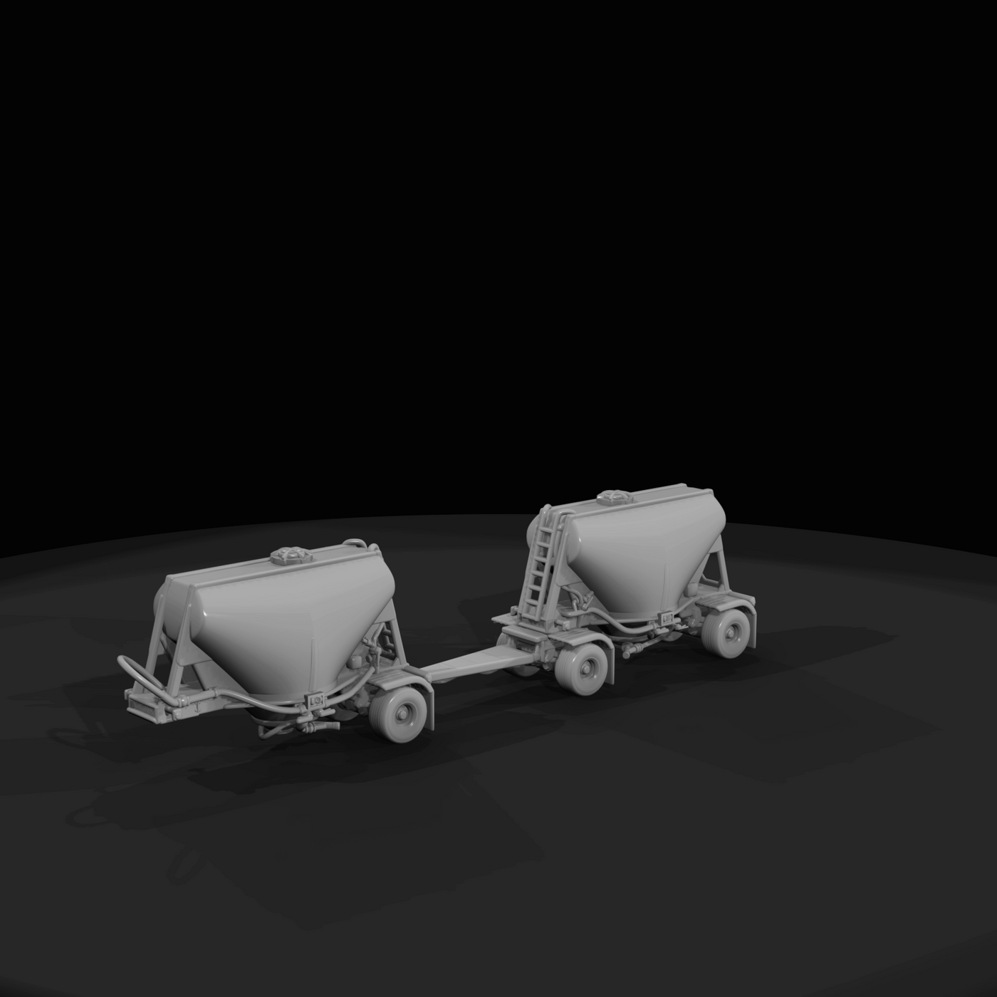 Dry Bulk Trailer Double (estimated)