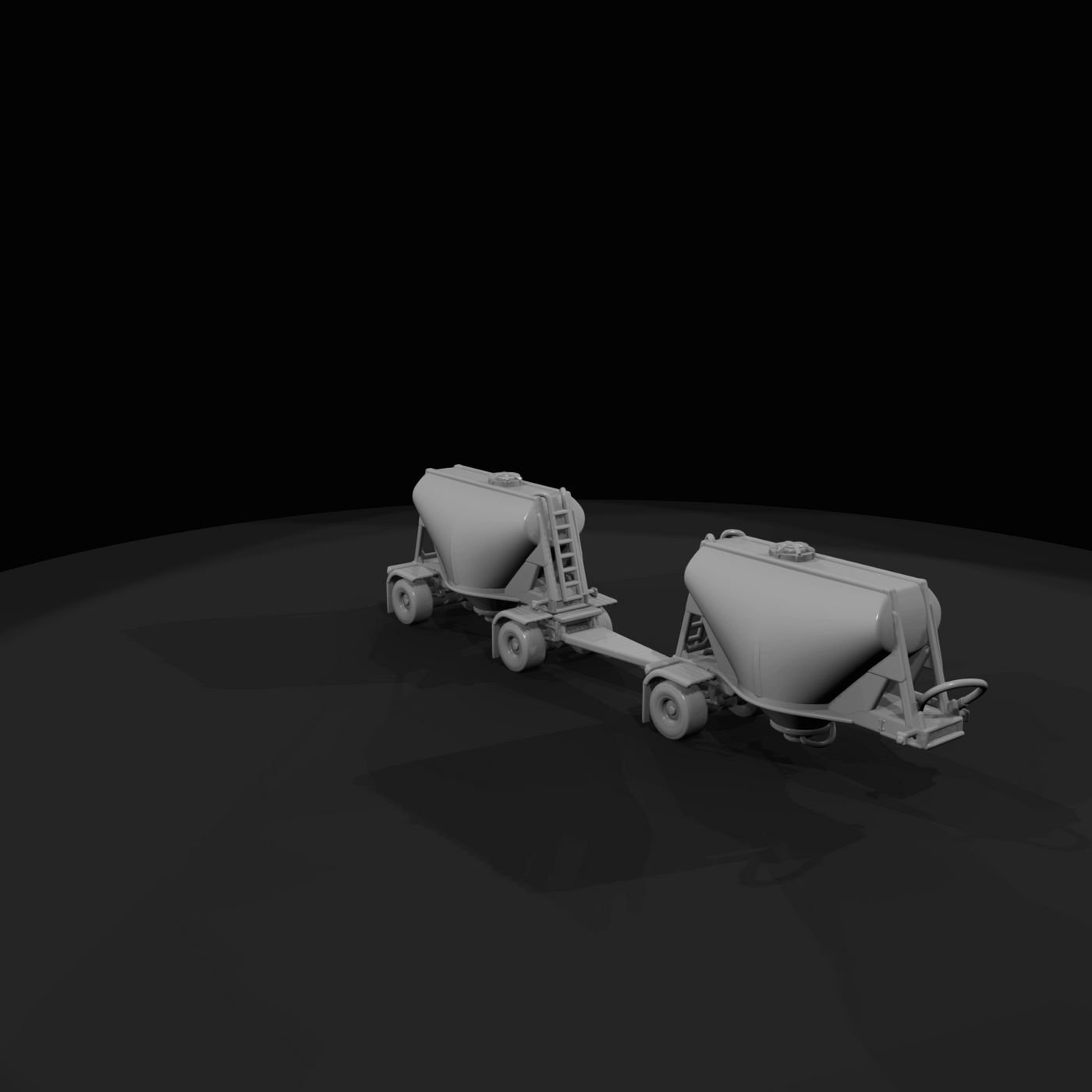 Dry Bulk Trailer Double (estimated)