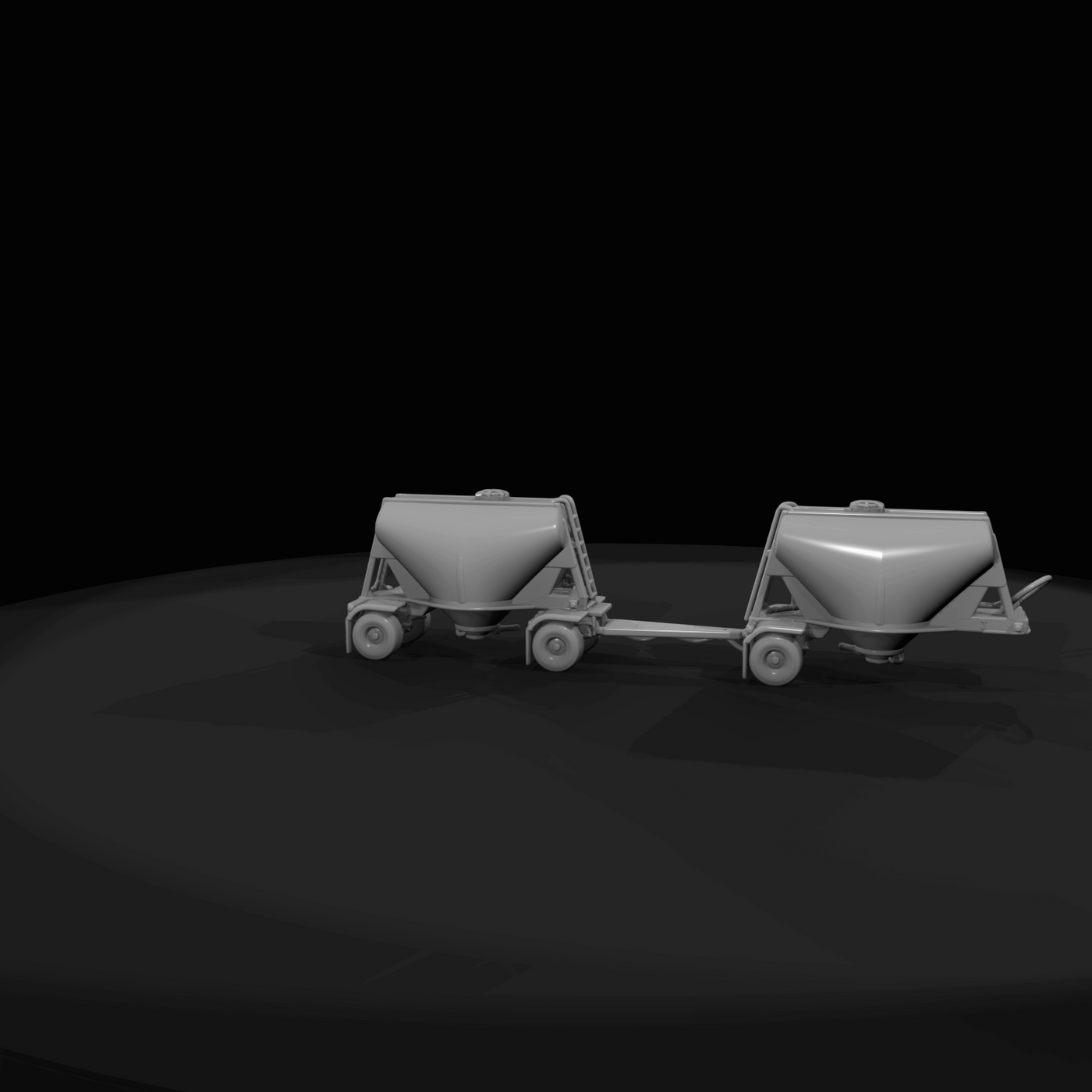 Dry Bulk Trailer Double (estimated)