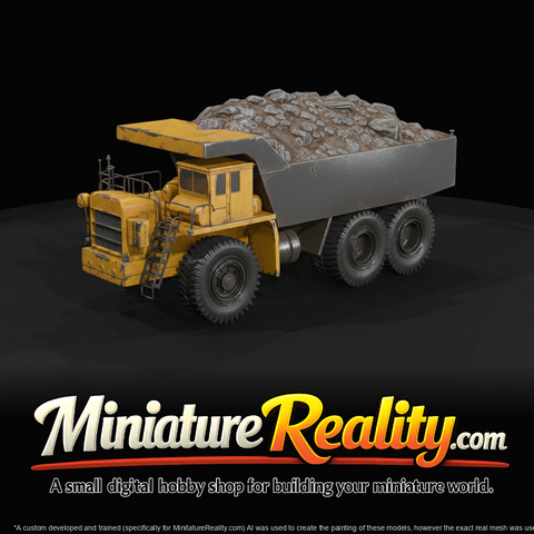 dump truck with coal