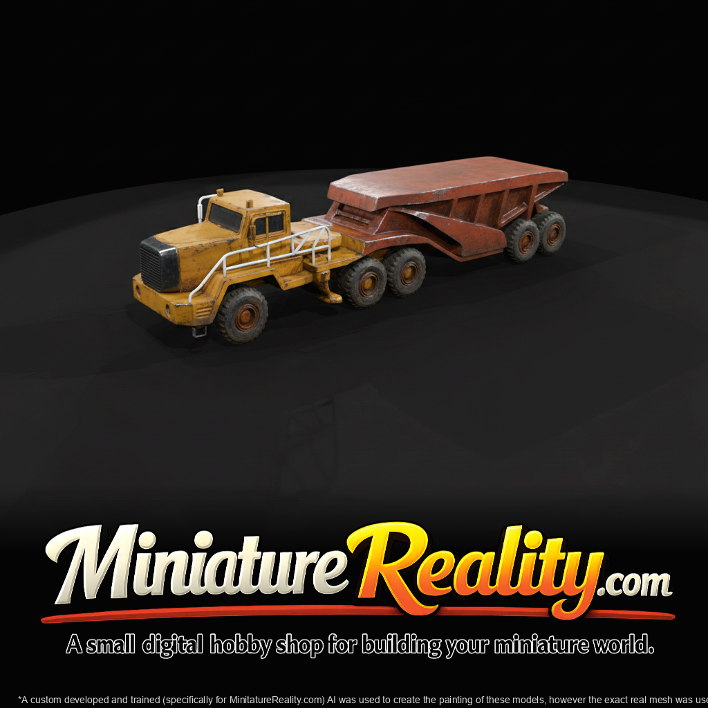 Dump Truck Yellow Heavy Equipment (2000s-2010s)