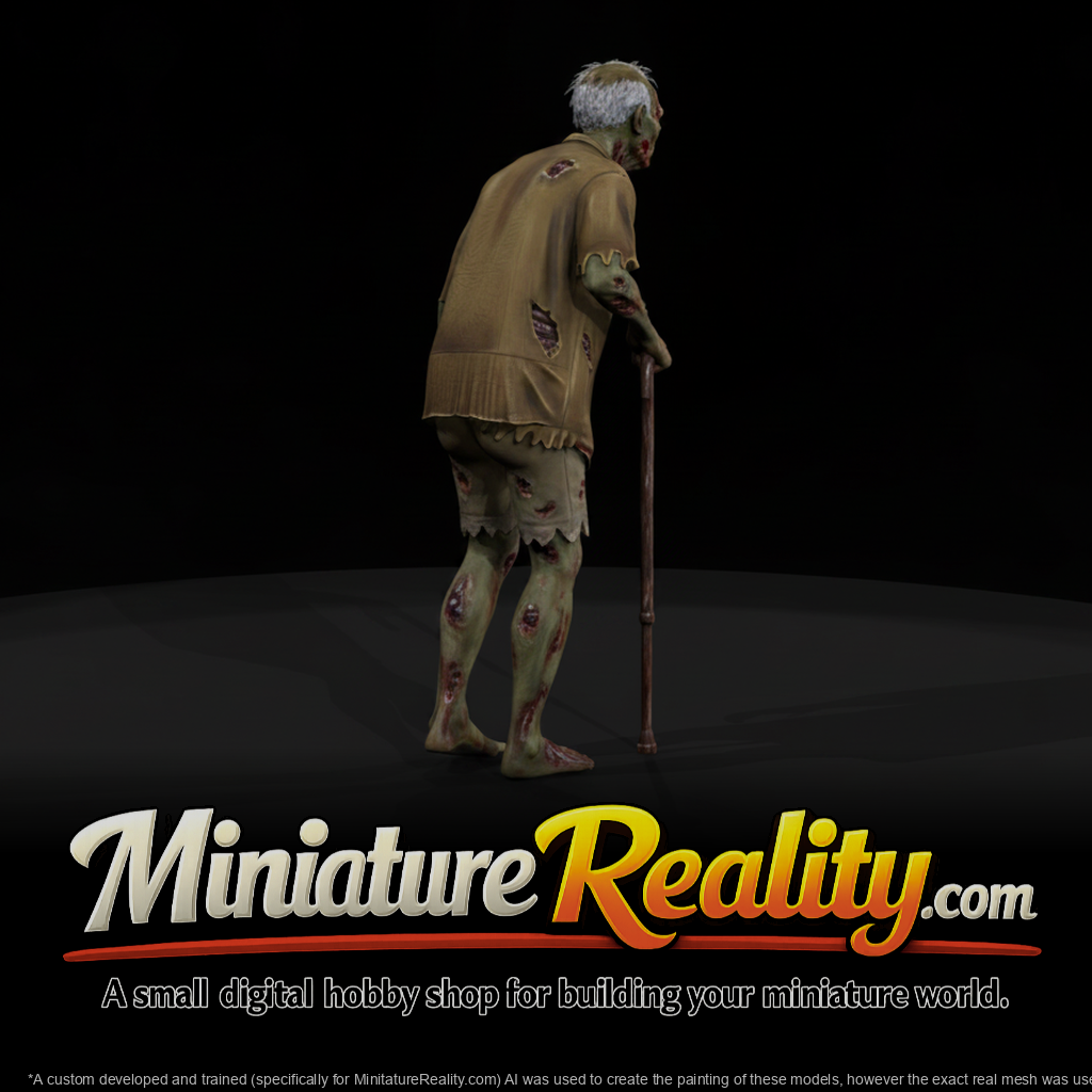 elderly zombie