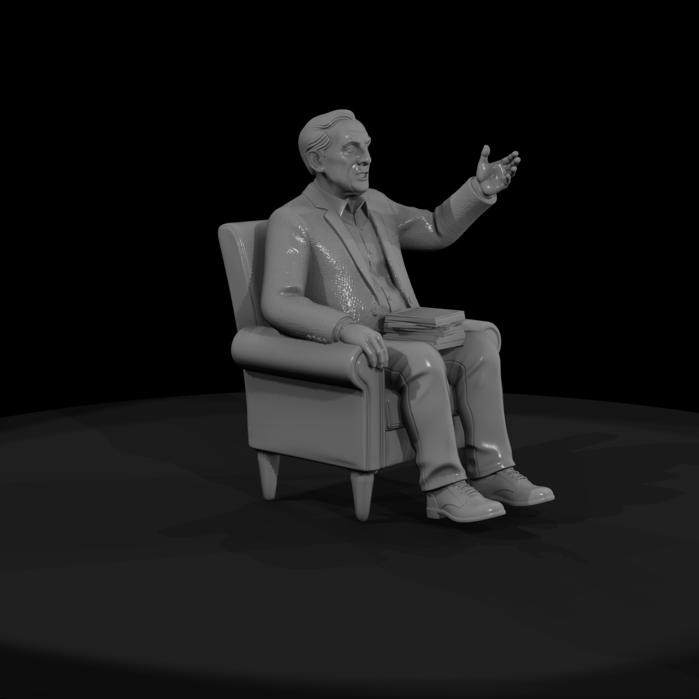 elderly male comic