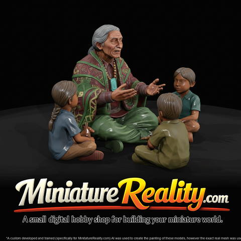 elderly male storyteller