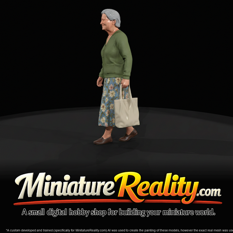 elderly woman with