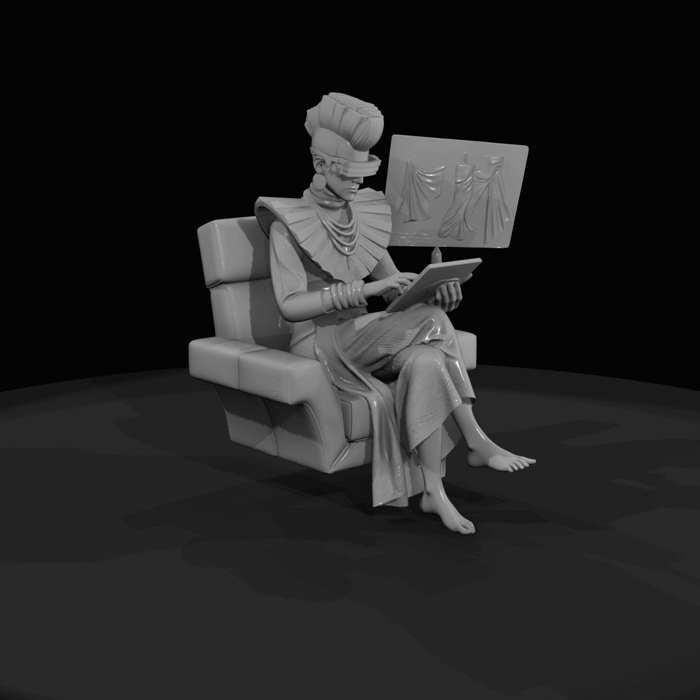 Fashion Model Figure (estimated) — Eccentric Designer