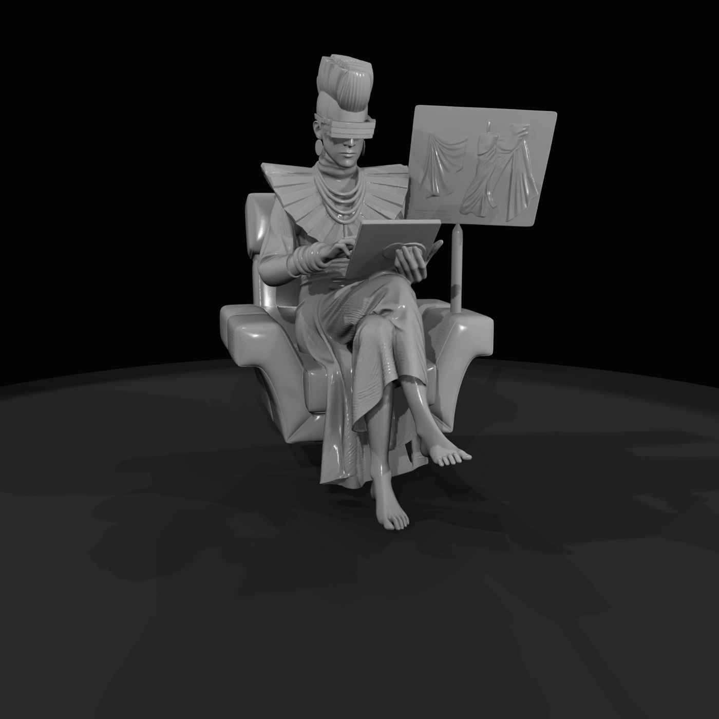 Fashion Model Figure (estimated) — Eccentric Designer